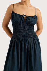 Claude Maxi Dress Navy - Final Sale