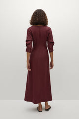 Asha Maxi Dress Bordeaux - Final Sale