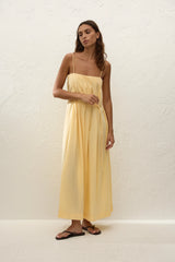 Lopez Midi Dress Banana - Final Sale