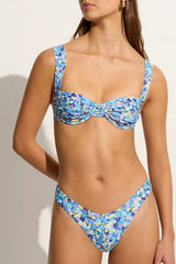 Aquarius Bikini Bottoms Cala Nica Floral Blue (Exclusive) - Final Sale