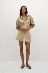 Sable Mini Skirt Fawn - Final Sale