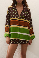 Cora Shirt Valencia Stripe