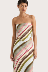 Antibes Strapless Top Meleu Stripe Multi - Final Sale