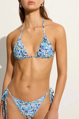 Zamora Bikini Bottoms Cala Nica Floral Blue (Exclusive) - Final Sale