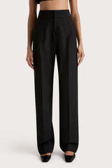 Lena High Waisted Pant Black - Final Sale