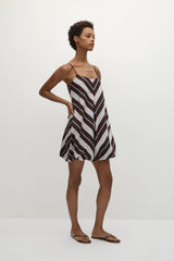 Aniela Mini Dress Athens Stripe - Final Sale