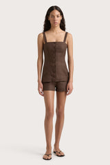 Lila Mini Short Bistre - Final Sale