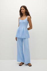 Syna Pant Mineral Blue - Final Sale