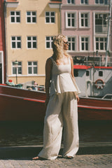 Sofia Trouser Ecru