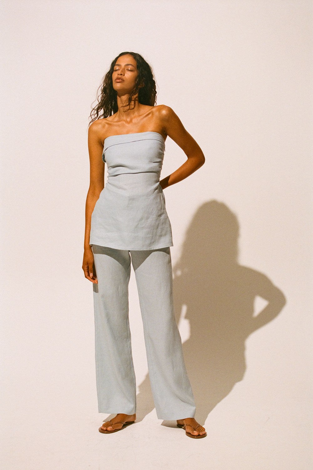 Lulea Pant Sky Blue - Final Sale