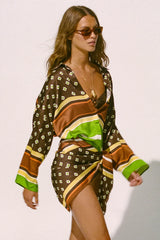 Soleil Waist Scarf Valencia Stripe