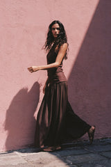 Tali Maxi Dress Carob - Final Sale
