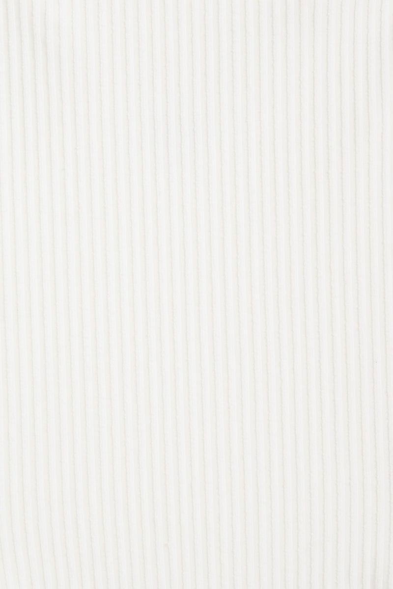 Liu Bikini Top Plain Off White - Final Sale