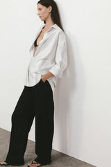 En Vau Shirt Striped Soft Blue - Final Sale