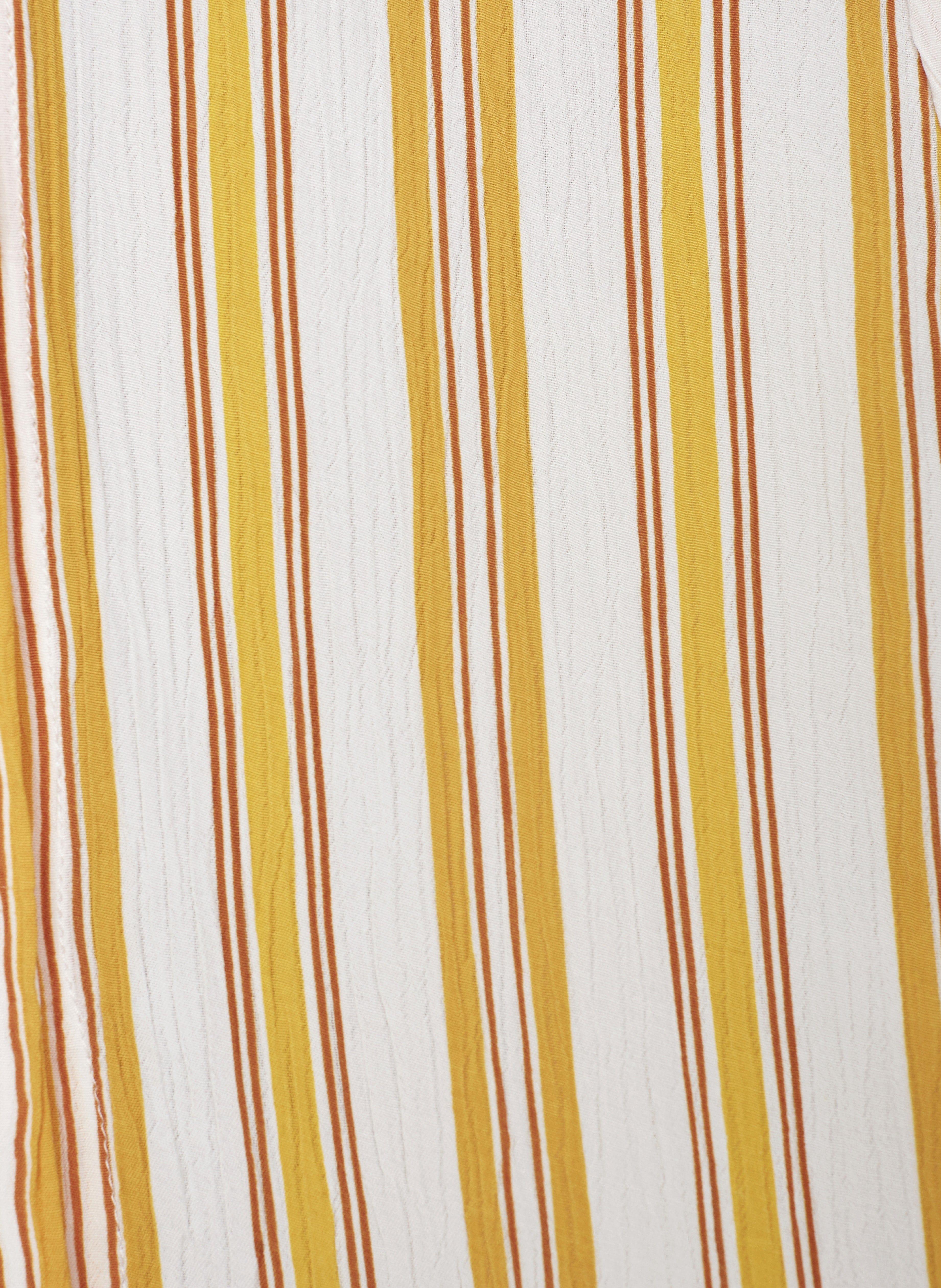 Azure Stripe Print Sun Matese Jumpsuit  - Final Sale