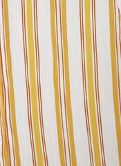 Azure Stripe Print Sun Matese Jumpsuit  - Final Sale