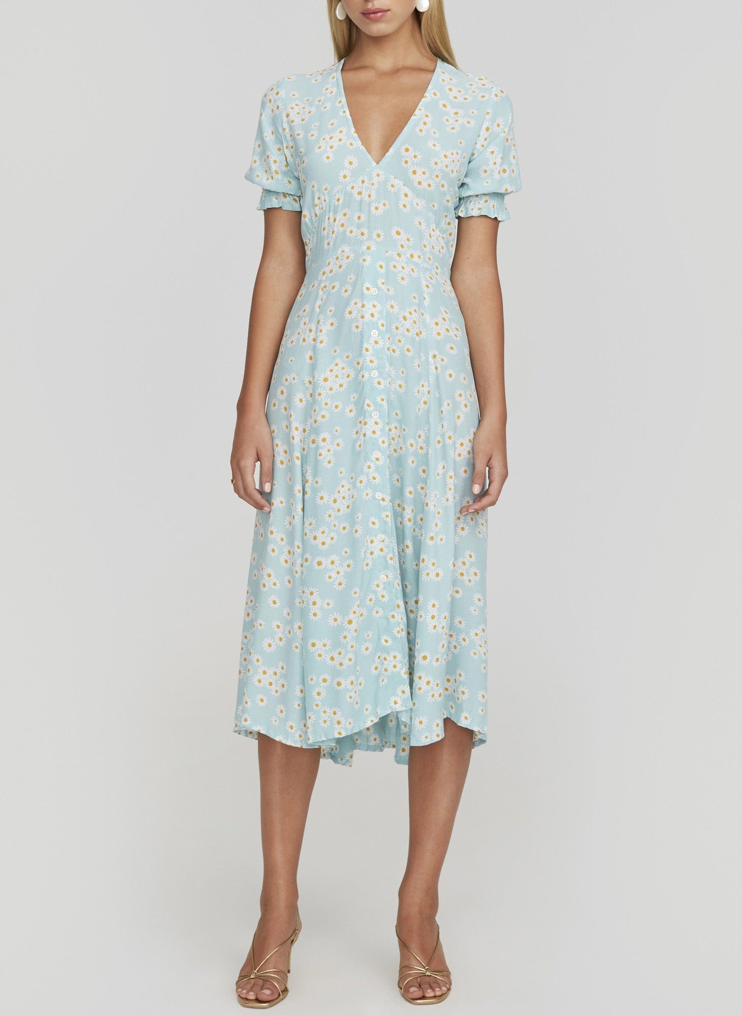 Ari Midi Dress Zhoe Floral Print - Final Sale