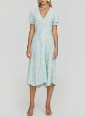 Ari Midi Dress Zhoe Floral Print - Final Sale
