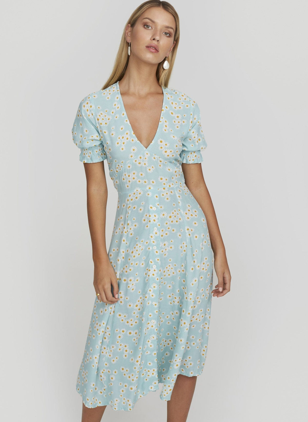 Ari Midi Dress Zhoe Floral Print - Final Sale