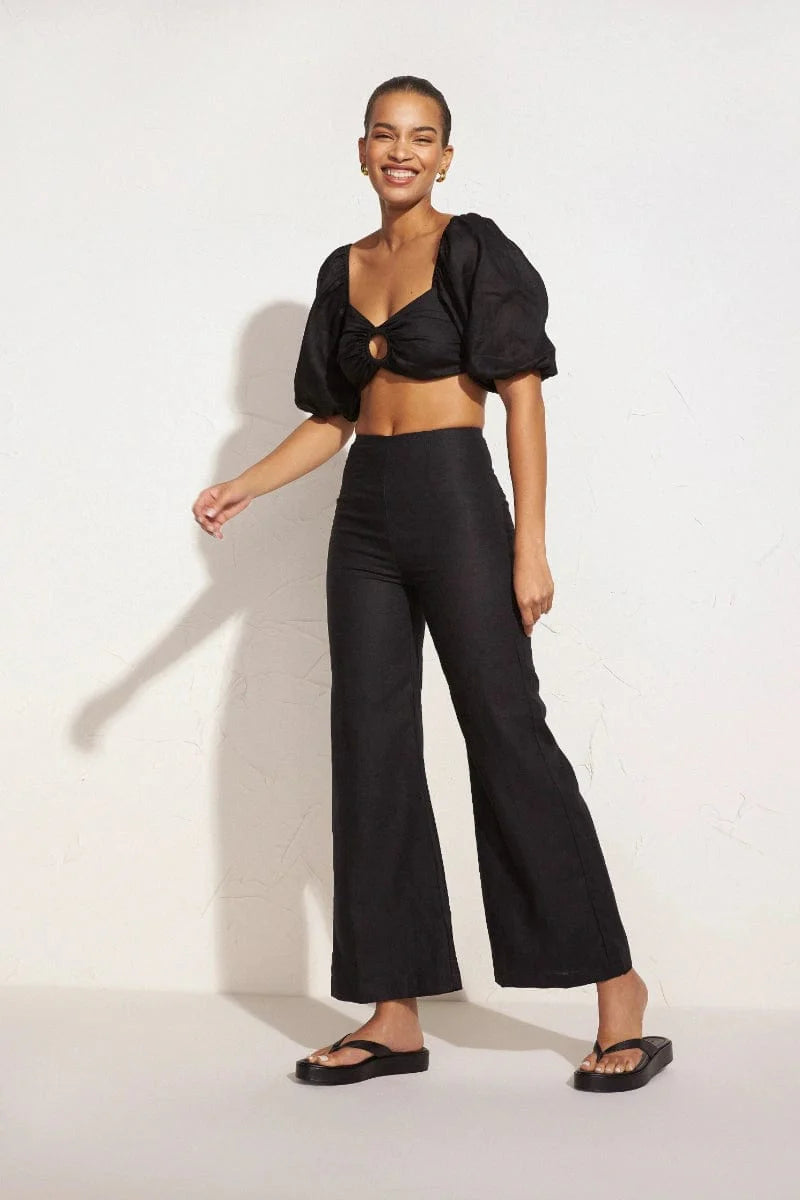 La Marches Top Plain Black - Final Sale