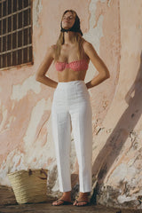 Esterel Bikini Top Gingham Red - Final Sale