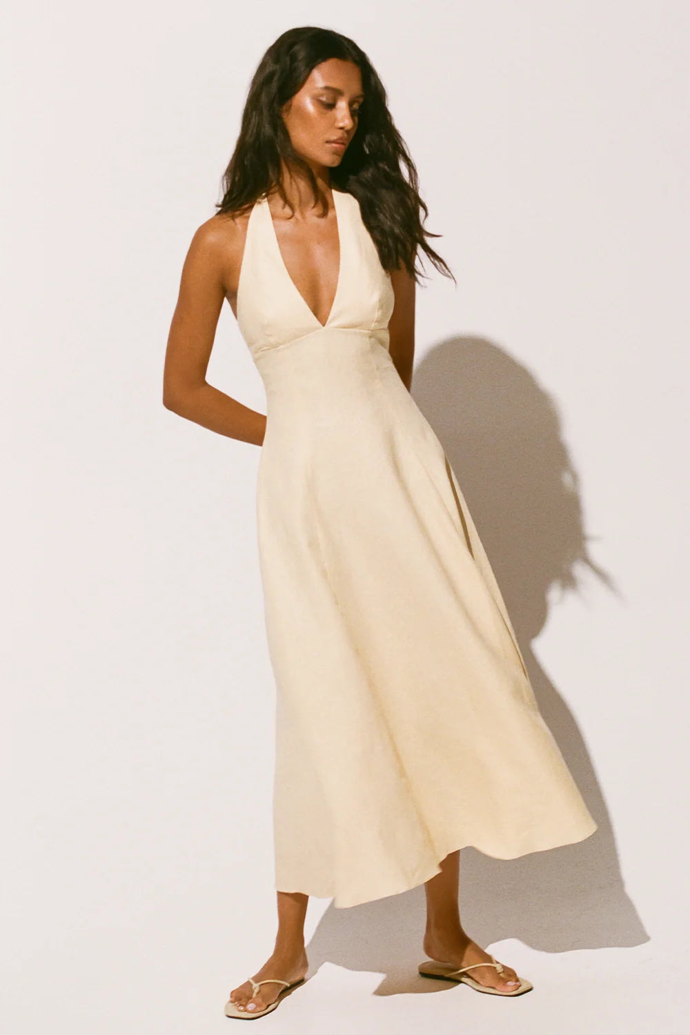 Marais Midi Dress Butter - Final Sale