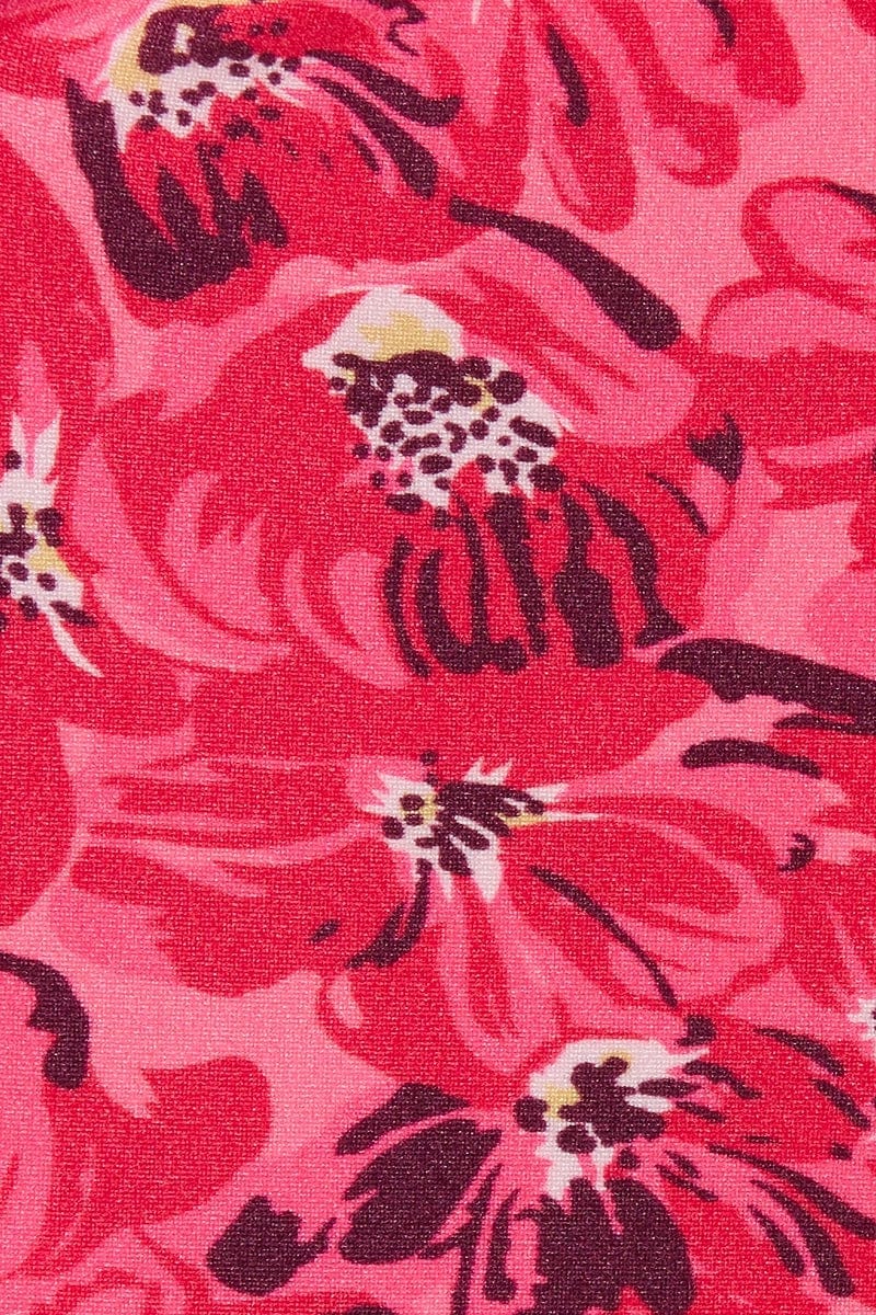 Andez Bikini Bottoms El Limon Floral Pink - Final Sale