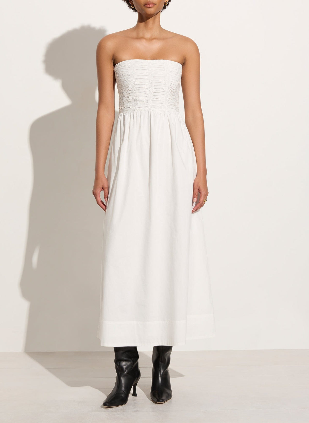 Dominquez Midi Dress White - Final Sale