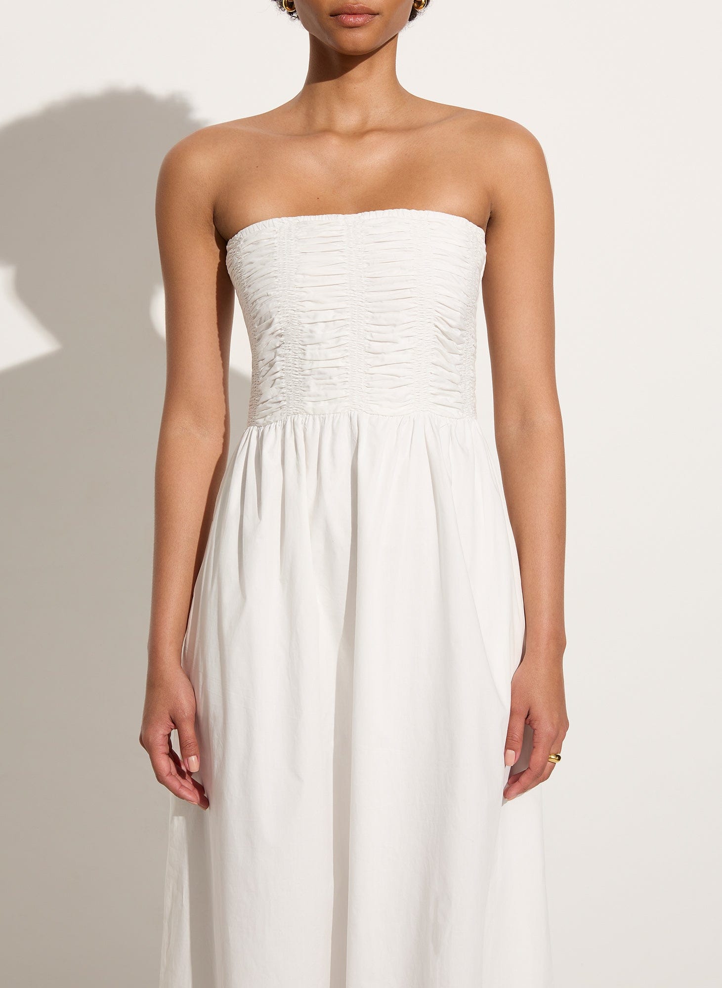Dominquez Midi Dress White - Final Sale