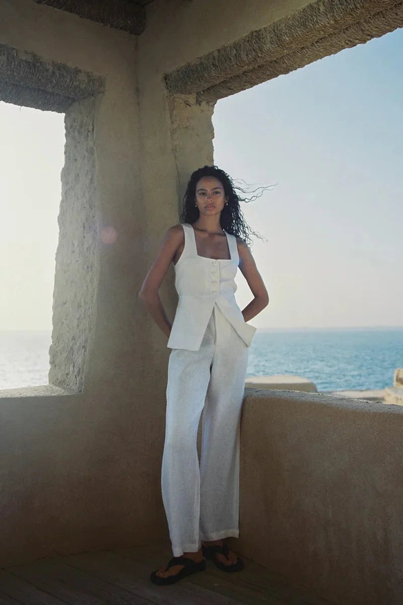 Isotta Pant White - Final Sale