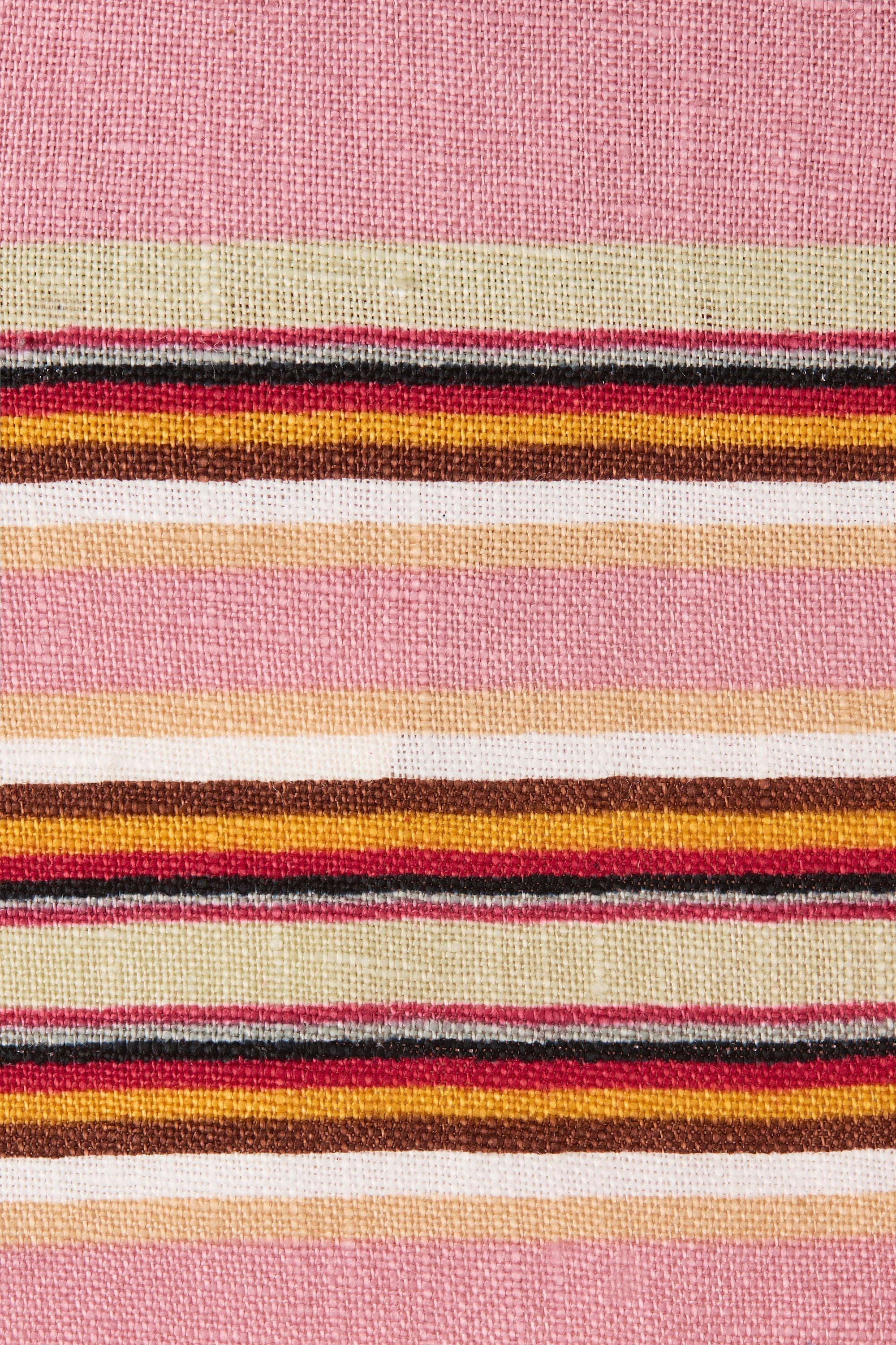 Flor Mini Dress Barragan Stripe Dusty Mauve - Final Sale