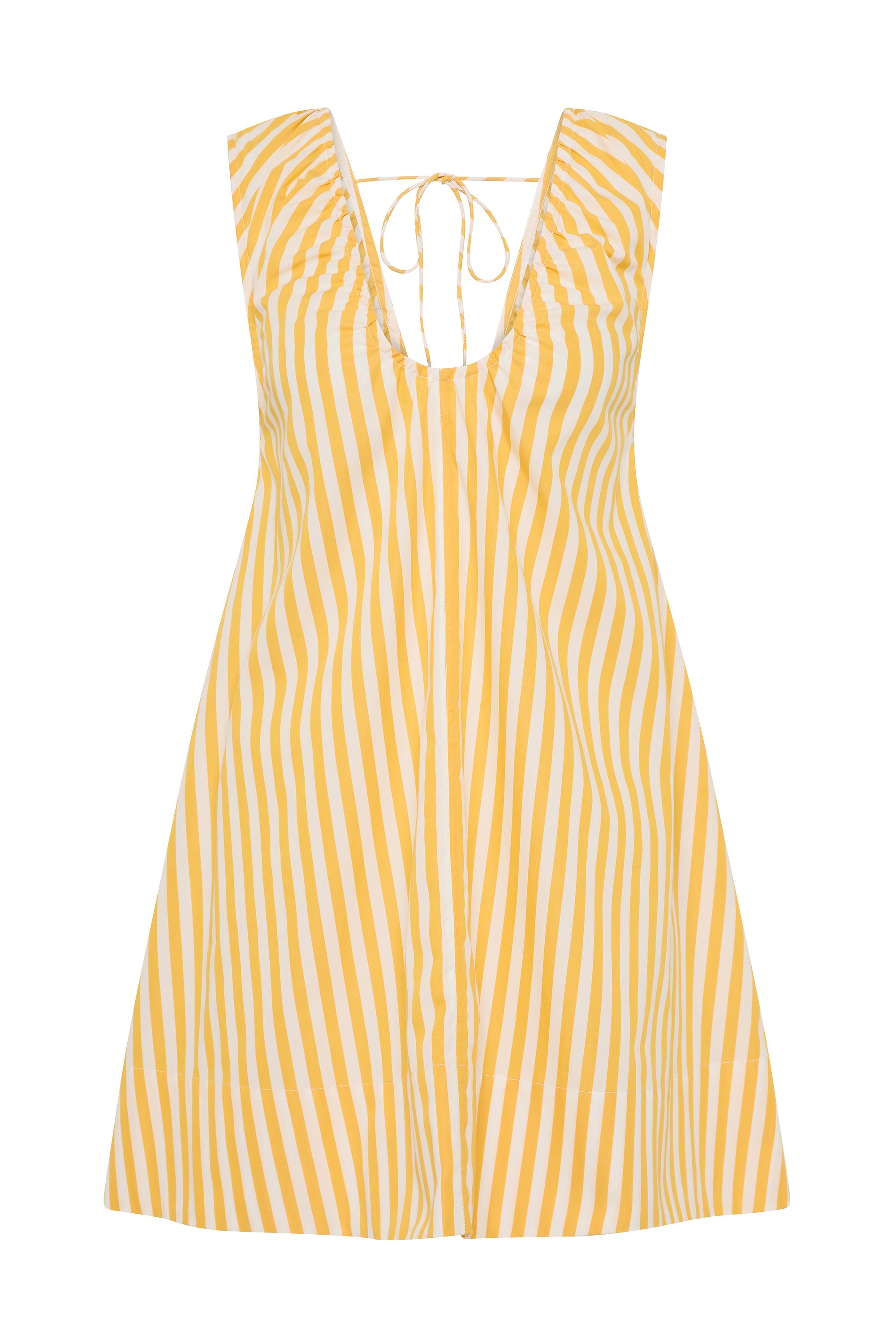 Pedrera Mini Dress Orozco Stripe Mustard - Final Sale