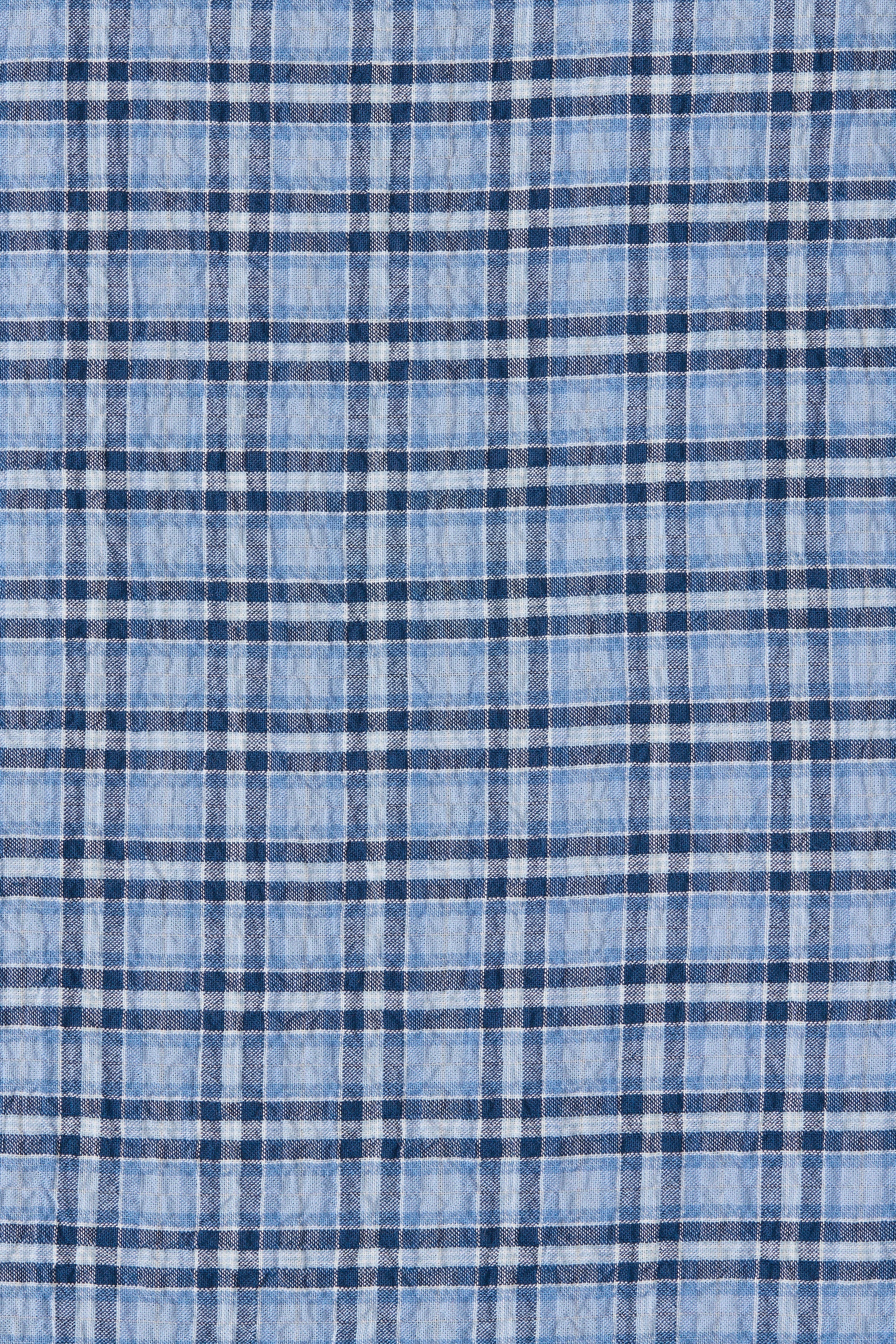 Pelea Mini Dress Vintage Blue Check