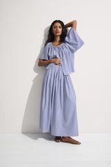 Astrid Skirt Helle Stripe Vintage Navy - Final Sale
