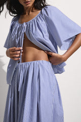Ella Top Helle Stripe Vintage Navy - Final Sale