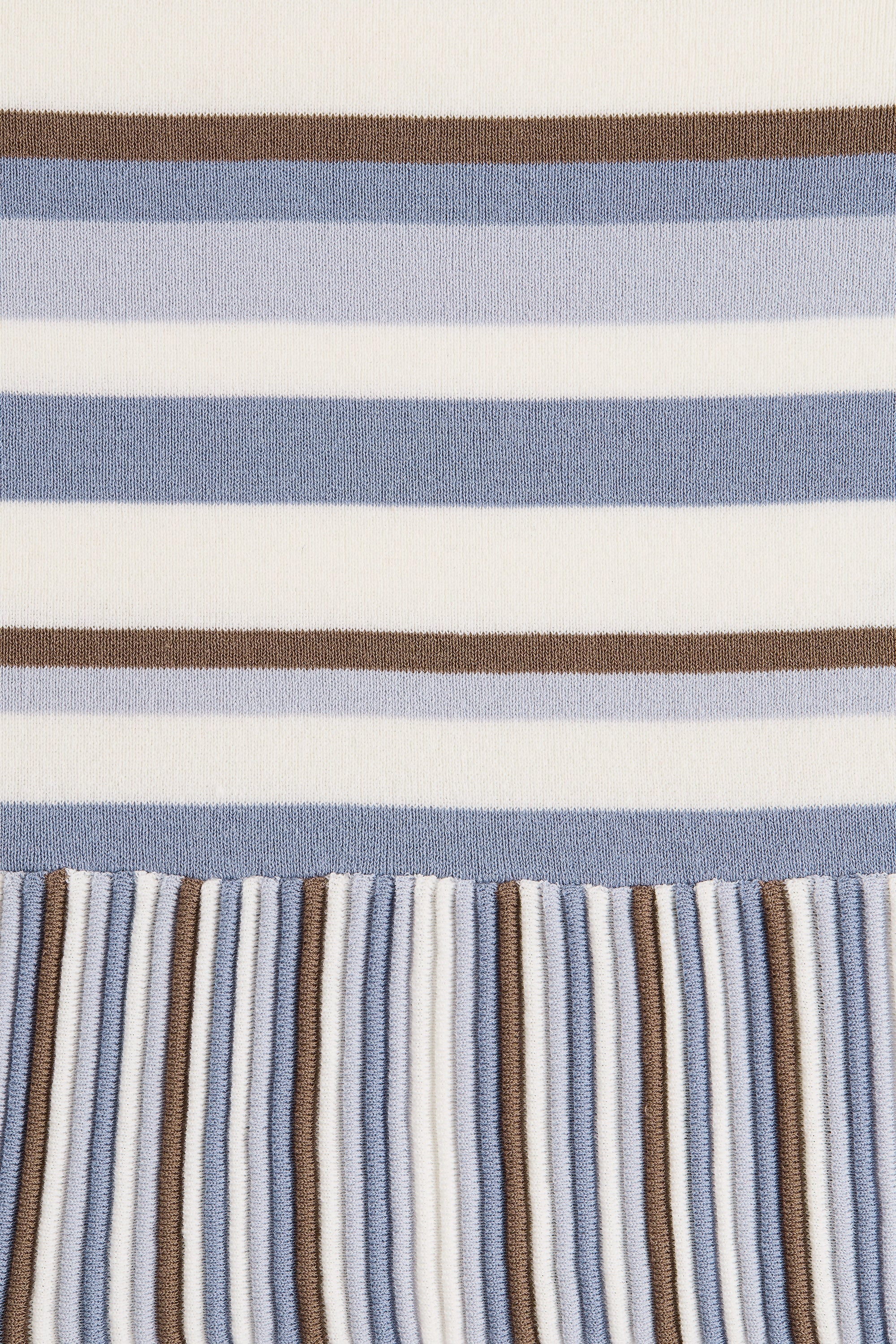 Citara Strapless Top Pale Blue Stripe - Final Sale