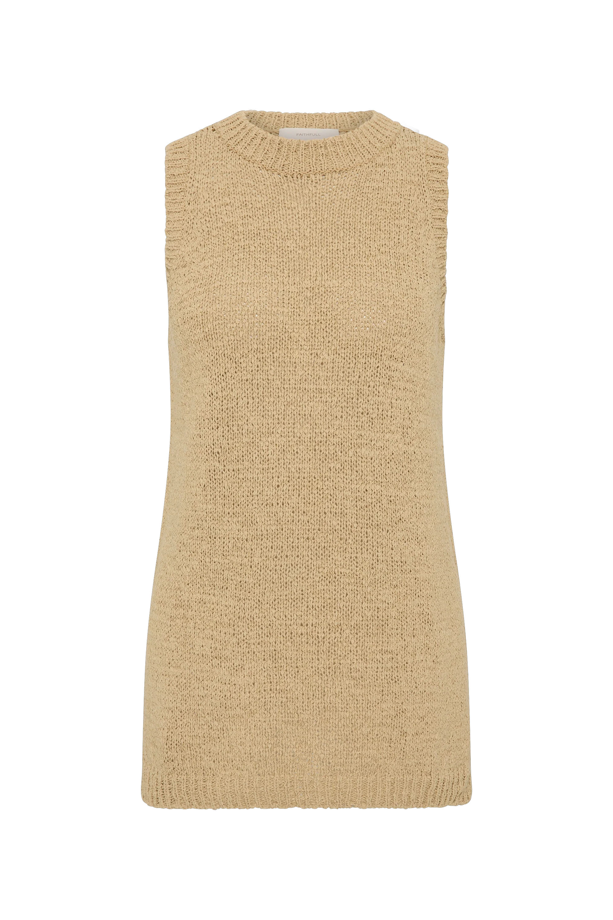 The Knit Vest Wheat