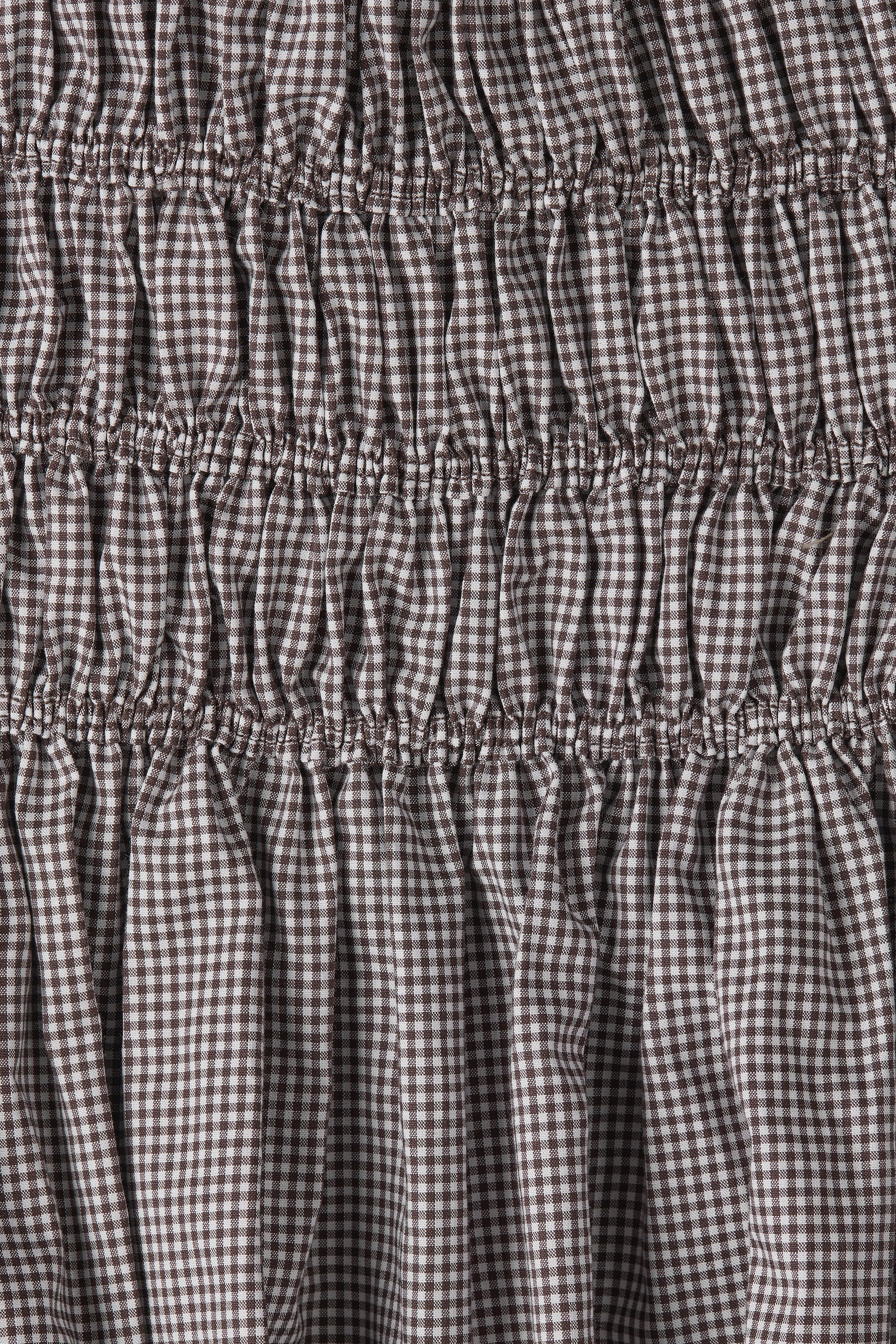 Sofie Maxi Dress Hanne Gingham Espresso - Final Sale