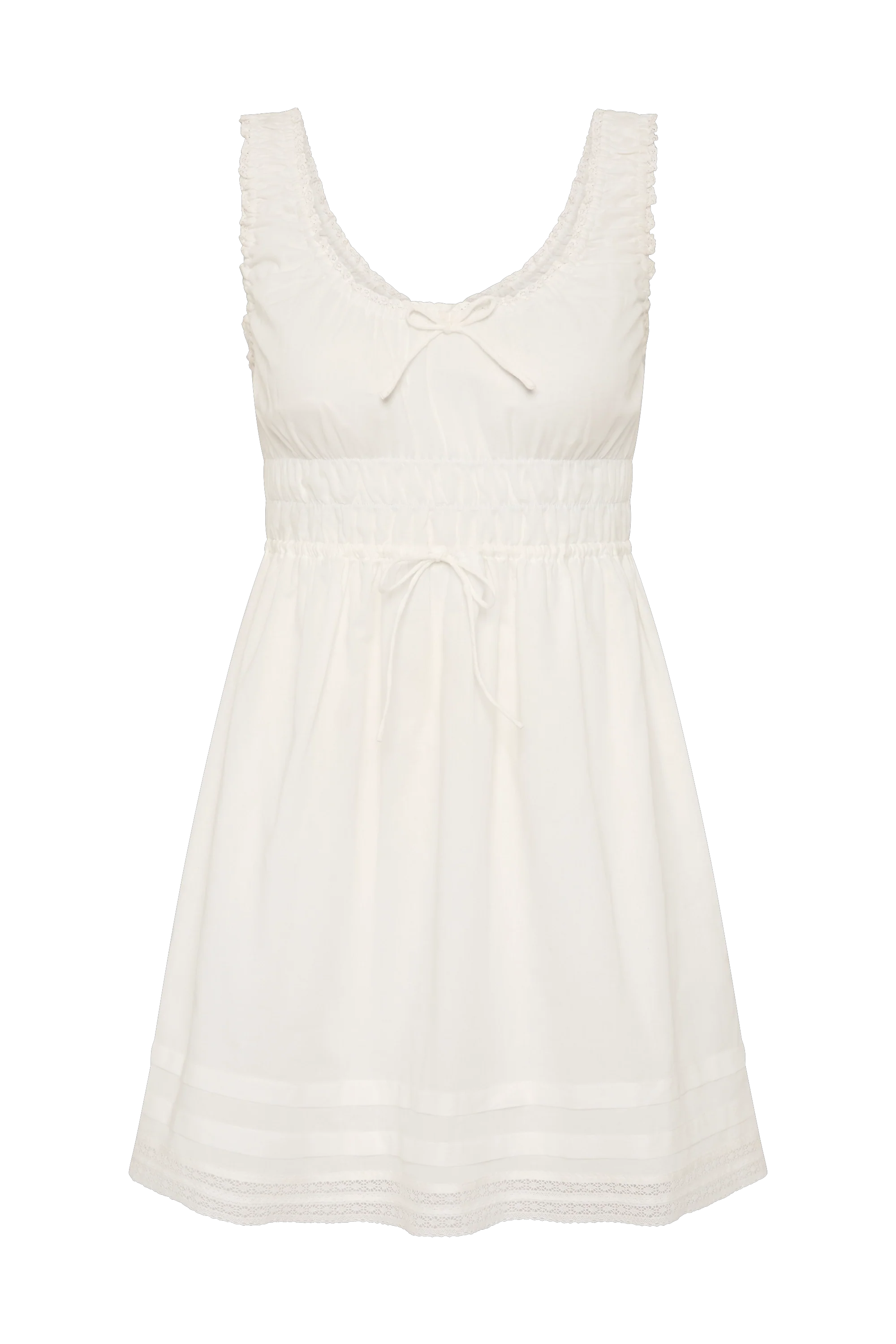 Juliet Mini Dress White - Final Sale