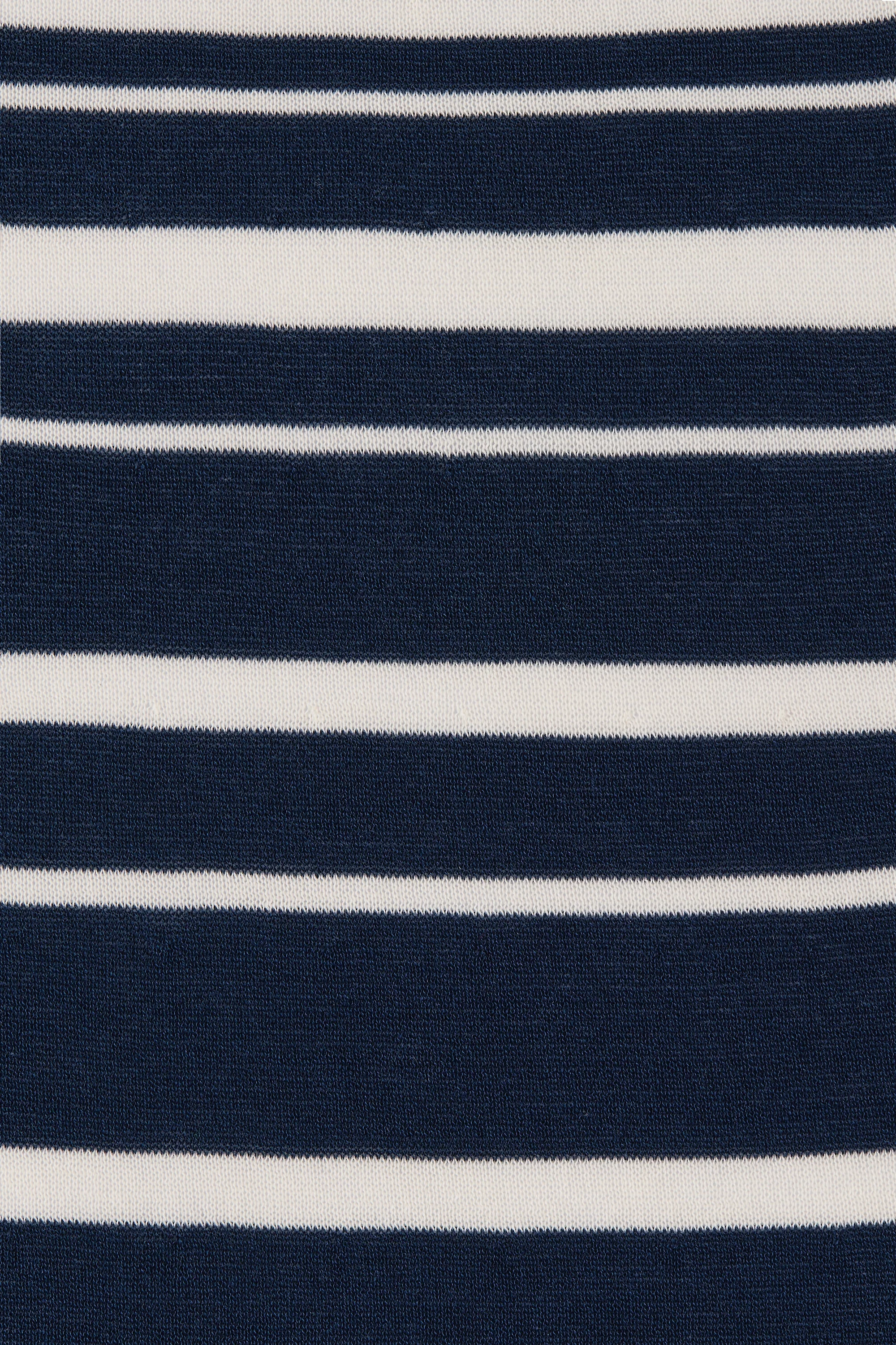 Axel Maxi Dress Accordion Stripe Cream Navy - Final Sale
