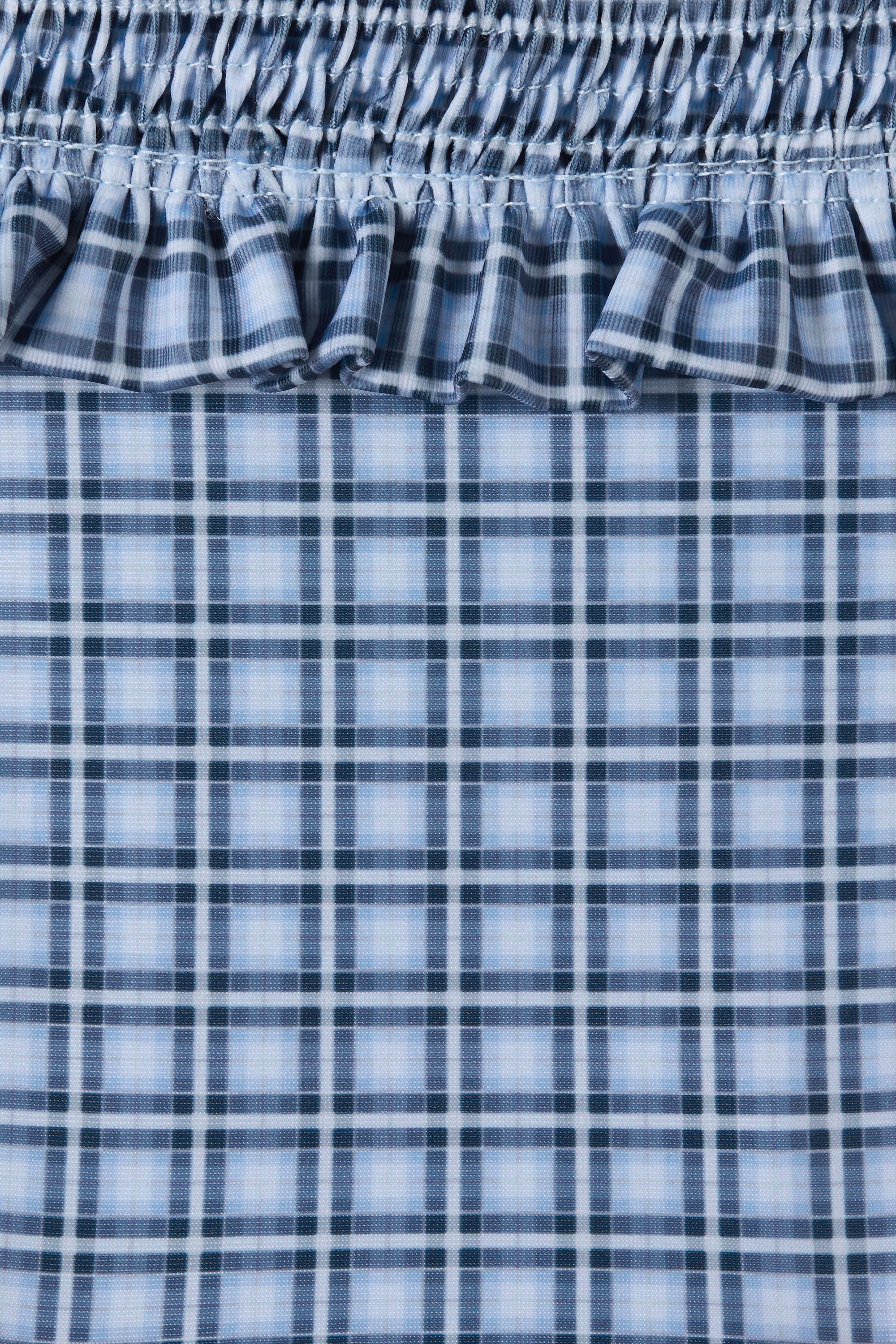 Esterel Bikini Bottom Vintage Blue Check