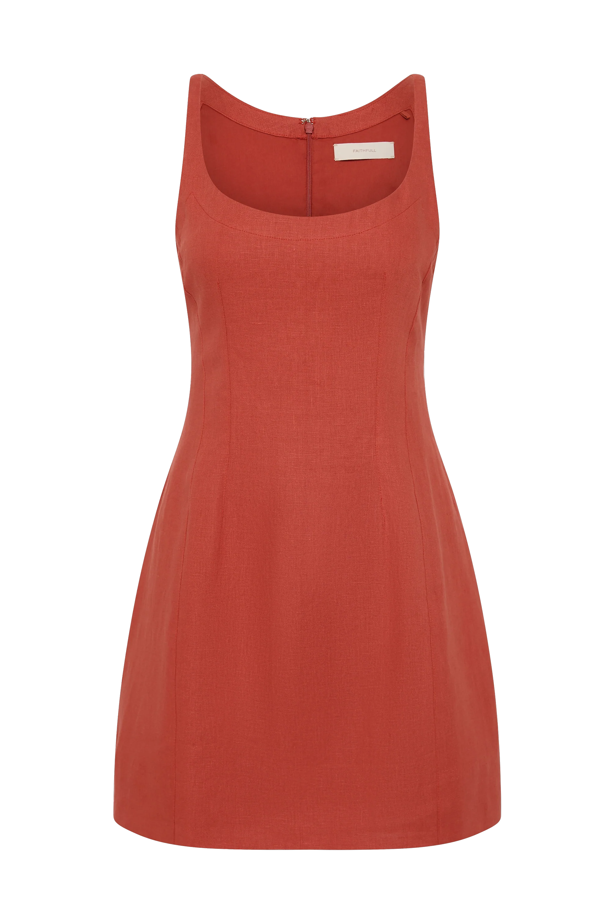 Sanne Mini Dress Dusty Tomato - Final Sale