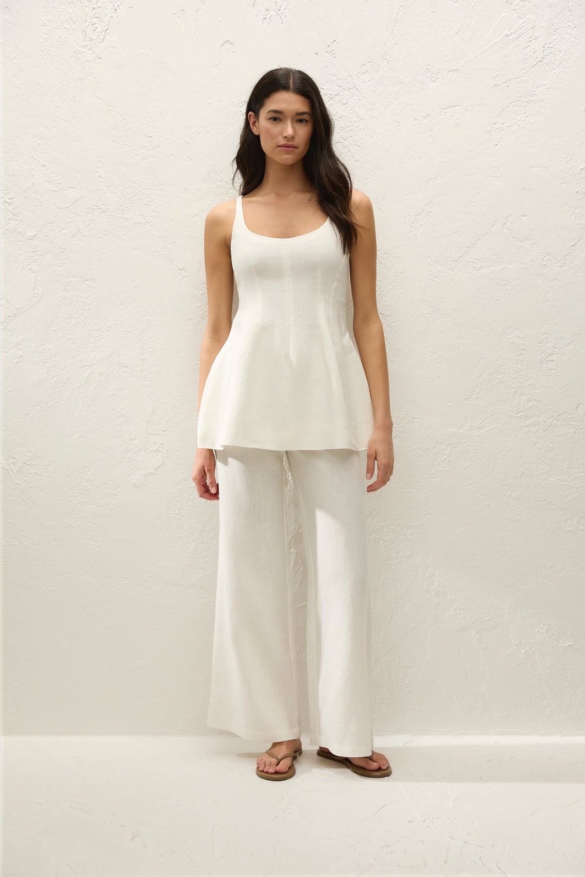 Syna Pant White - Final Sale