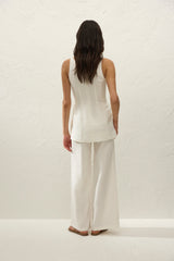 Syna Pant White - Final Sale