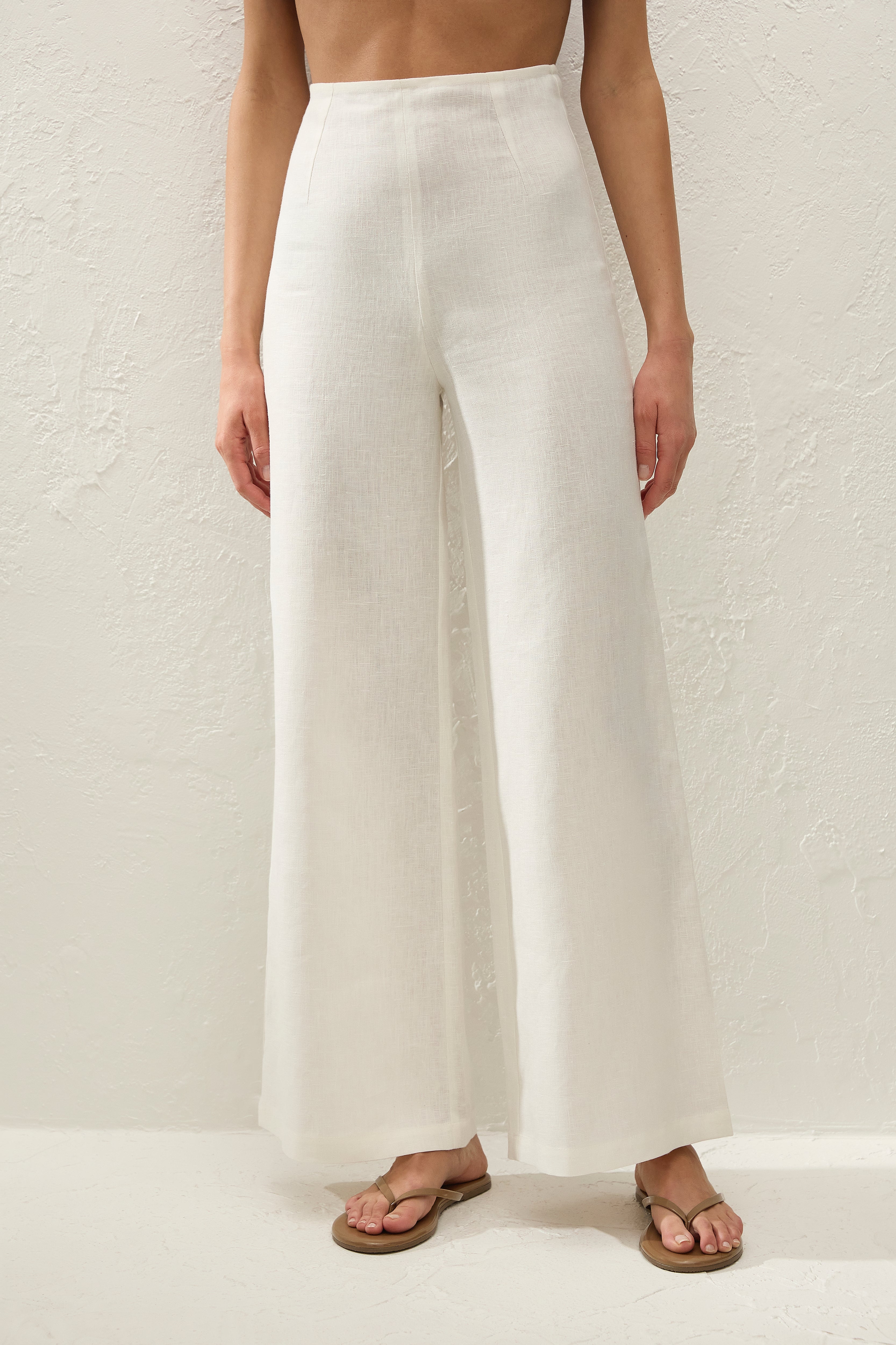 Syna Pant White - Final Sale