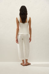 Claudine Pant White - Final Sale