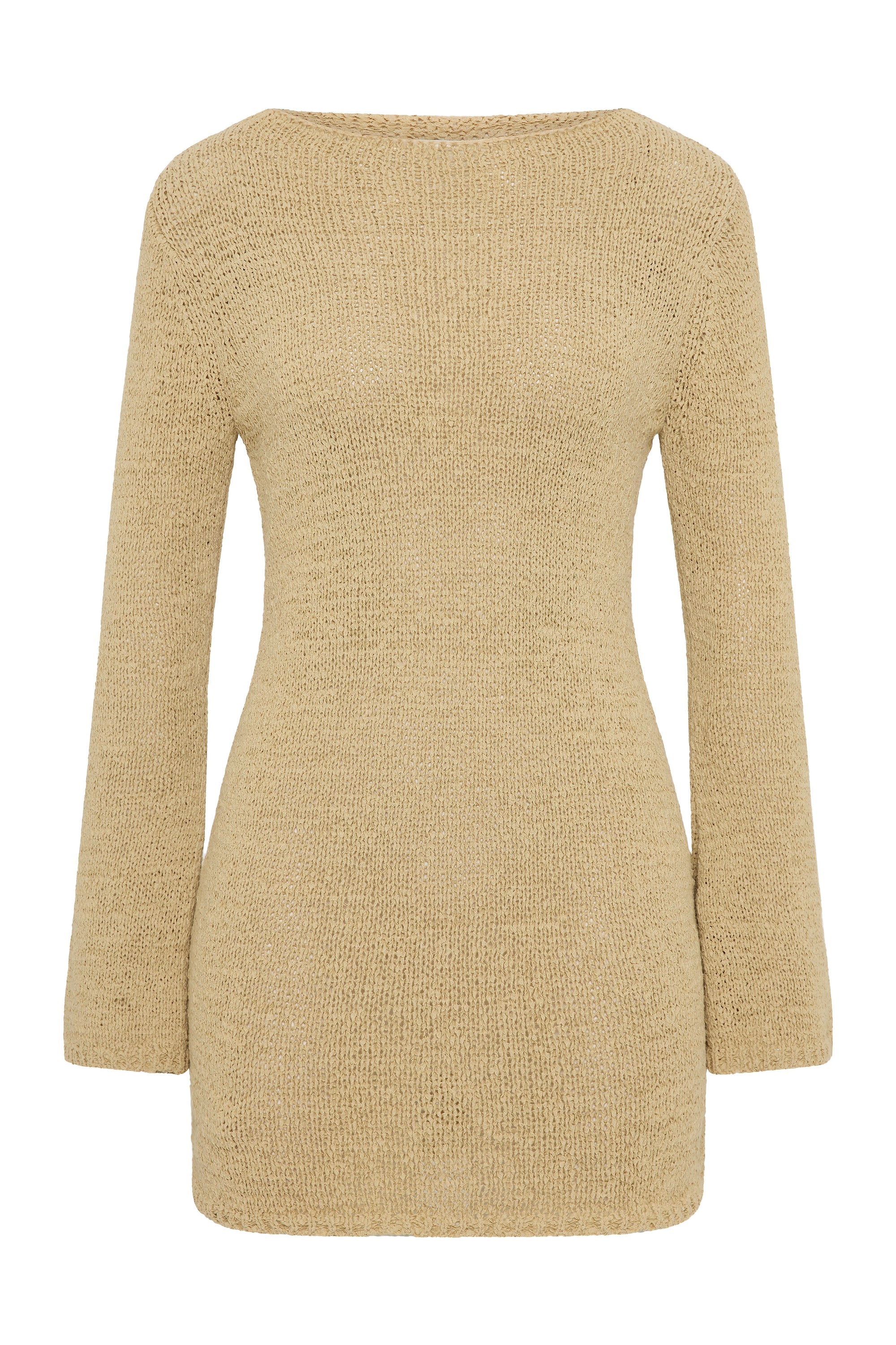 Micah Mini Dress Wheat - Final Sale