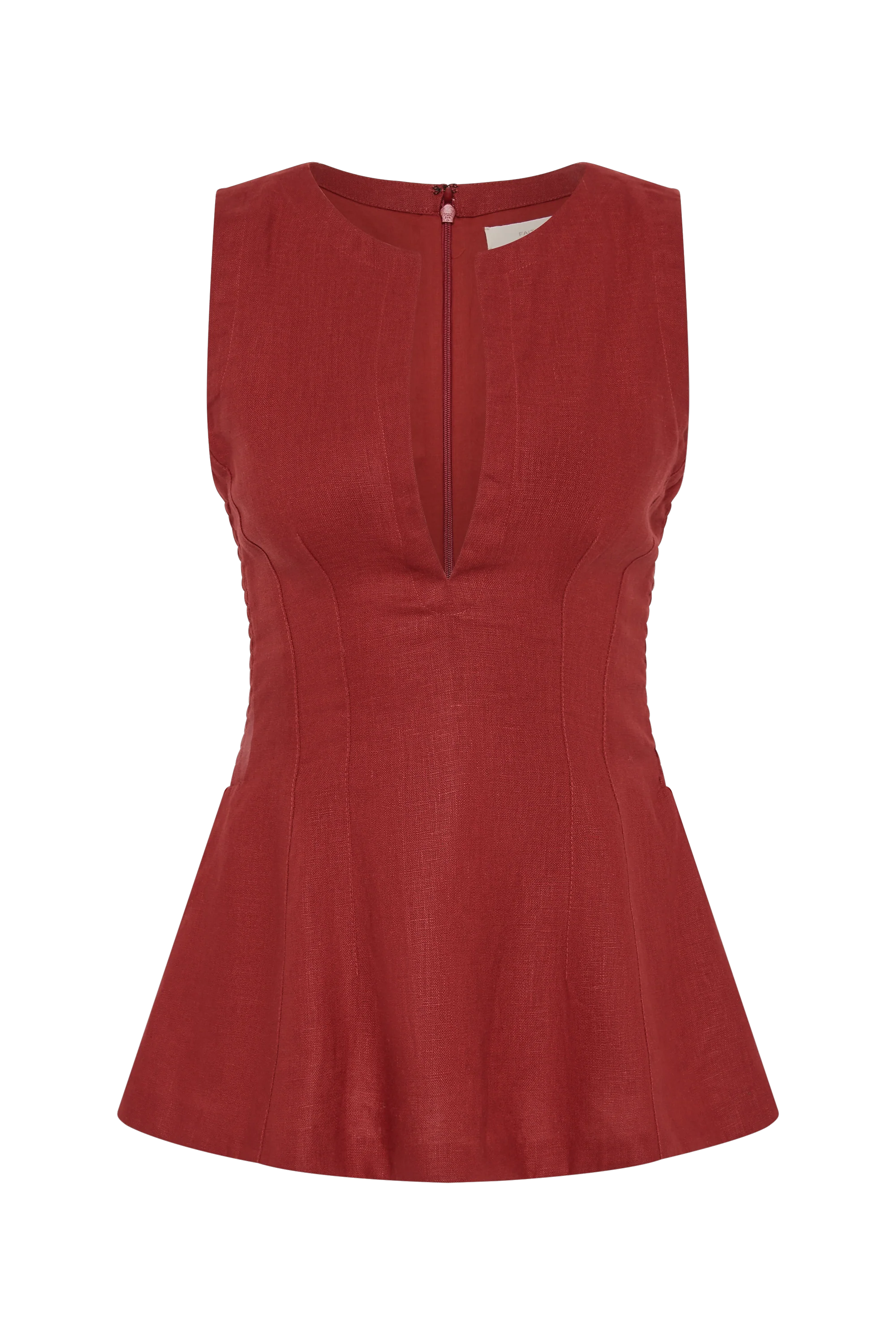 Melia Top Deep Red - Final Sale