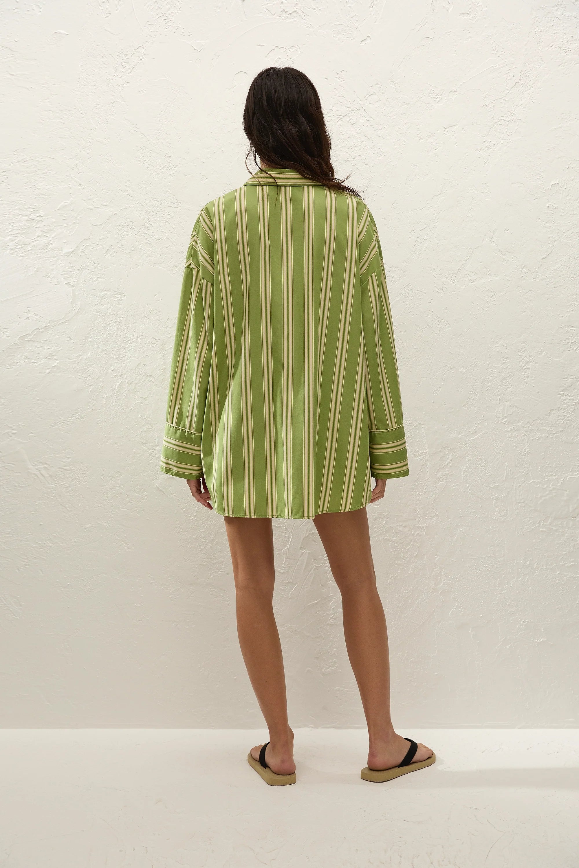 Clemente Shirt Ombre Stripe Juniper - Final Sale