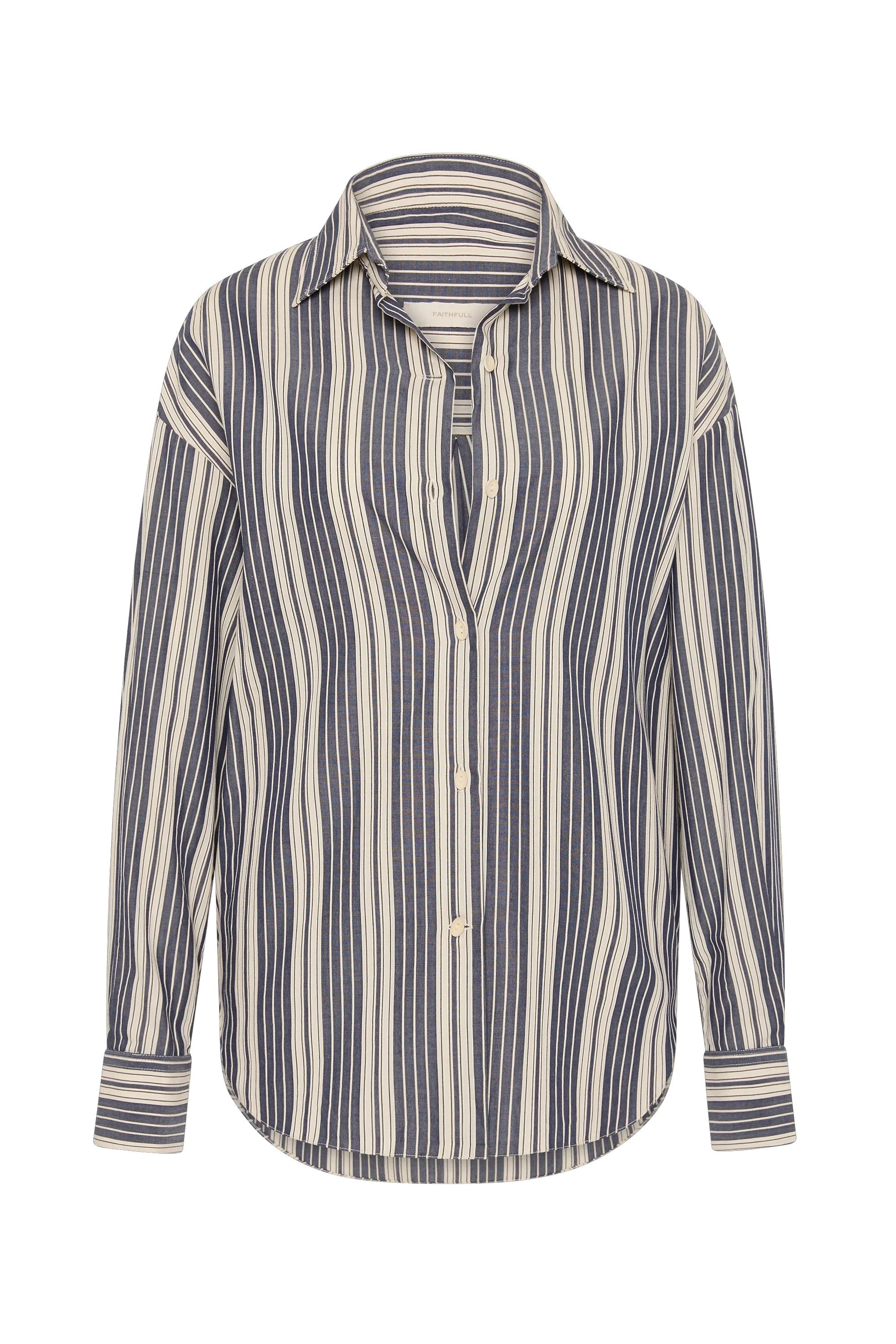 Capri Shirt Antique Navy Stripe - Final Sale